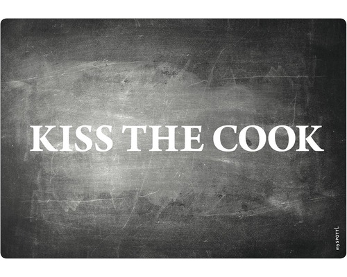Crédence mySPOTTI Kiss the cook 59x41 cm