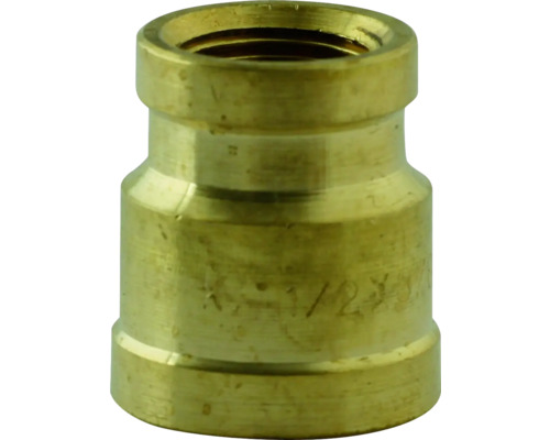 Muffe reduziert 3/8"x1/2" messing Messingfitting mit Innengewinde