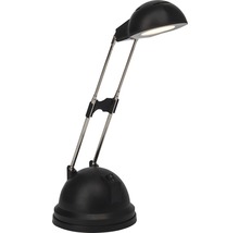 Lampe de bureau LED 8,3W 400 lm 2700 K blanc chaud H 480 mm Katrina noir-thumb-1