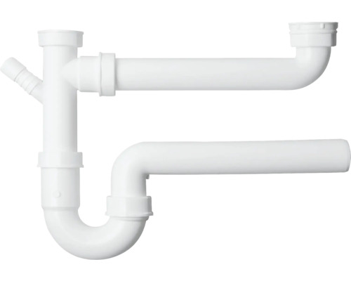 Siphon pour lavabo double 1½"x40 mm Siphon pour lavabo double 1½"x40 mm
