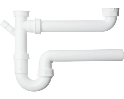 Siphon pour lavabo double 1½"x40 mm