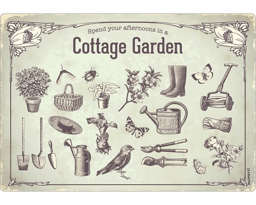 Crédence mySPOTTI Cottage garden 59x41 cm