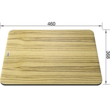 Planche à découper en bois mesurant 460 x 368 millimètres