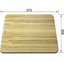 Planche à découper Blanco en bois, dimensions 375 x 368 millimètres
