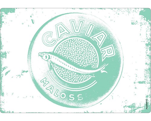 Crédence mySPOTTI Caviar aqua 59x41 cm
