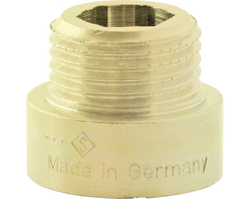 Hahnverlängerung messing ½"x15mm Messingfitting mit Außengewinde und Innensechskant
