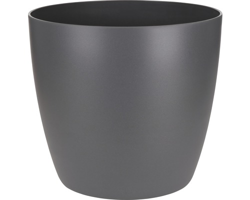 Blumentopf elho Brussels Kunststoff Ø 7 H 6 cm anthrazit Pflanztopf aus Kunststoff