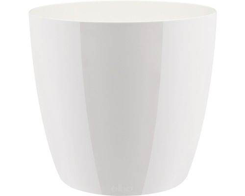 Pot de fleurs elho Brussels Diamond, plastique, Ø 20 H 19 cm, blanc