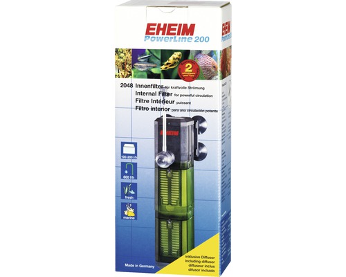 Filtre intérieur EHEIM PowerLine 200 dans son emballage