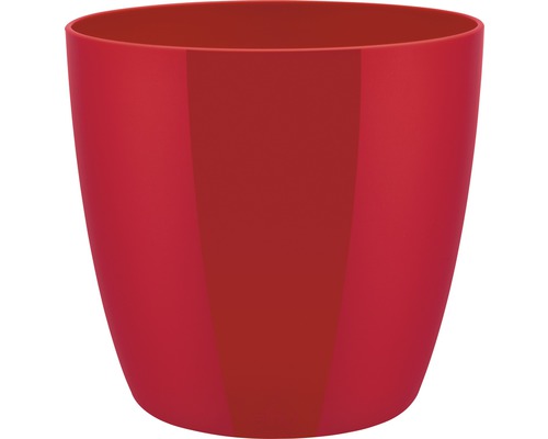 Pot de fleurs elho Brussels Diamond, plastique, Ø 20 H 19 cm, rouge