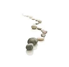Duschrückwand mySPOTTI Fresh Stone Path 100 x 255 cm