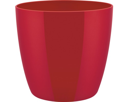 Pot de fleurs elho Brussels Diamond, plastique, Ø 30 H 27 cm, rouge