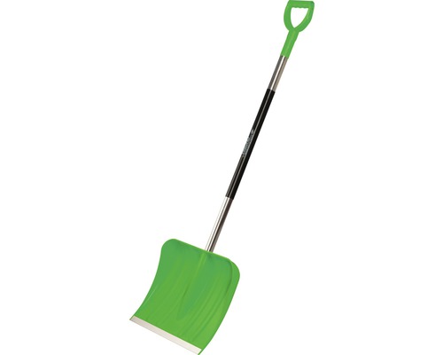 Schneeschieber/ Schneeschaufel Freund Victoria kunststoff, grün Grüne Schneeschaufel mit D-Griff und Metallkante