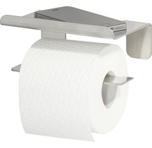 Porte-papier toilette en acier inoxydable avec étagère pour téléphone portable et rouleau de papier toilette