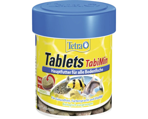 Nourriture en tablettes Tetra Tablets TabiMin 120 Tetra Tablets TabiMin Aliment complet en comprimés pour poissons de fond