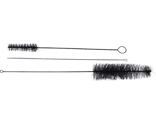 Drei Reinigungsbürsten in verschiedenen Größen