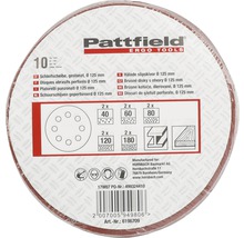 Feuille abrasive excentrique PattfieldØ125 mm 10 pces-thumb-1