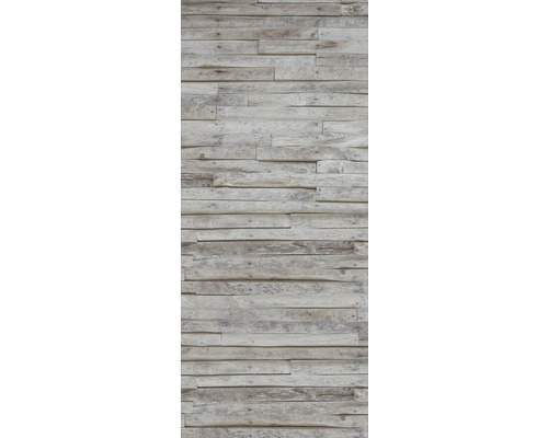 Revêtement en bois avec des planches disposées horizontalement