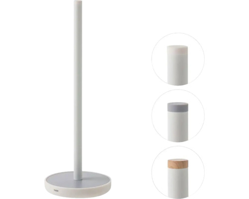 Küchenrollenhalter mit drei Optionen für das obere Ende