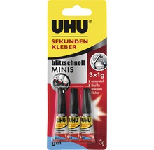 Colle instantanée UHU Minis 3 x 1 g gel en vrac-thumb-0