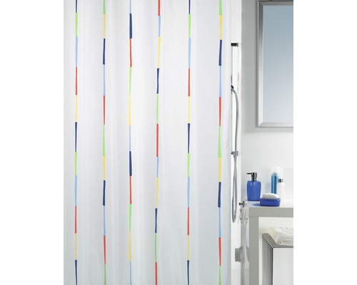 Rideau de douche Spirella Dario multicolore 180x200 cm