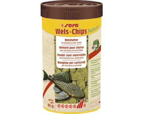 Welsfutter sera Wels-Chips Nature 250 ml