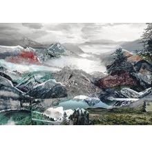 Papier peint panoramique intissé XXL4-053 Up and Down 4 pces 368 x 248 cm