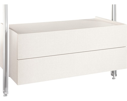 Caisson de tiroir Relax lin crème 900 mm Caisson de tiroir Relax lin crème 900 mm