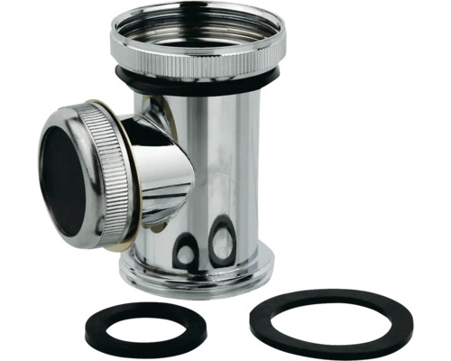 Pièce en T pour écoulement de siphon 1 1/4" chromé Pièce en T pour écoulement de siphon 1 1/4" chromé