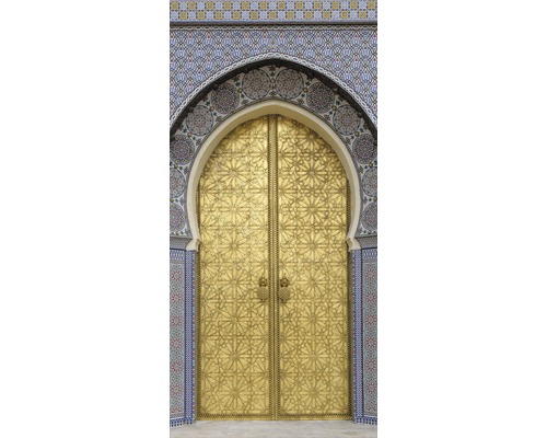 Goldenes Tor mit islamischen Mustern
