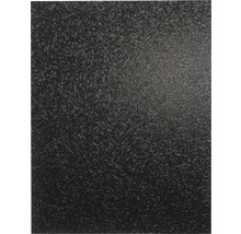 PRECIT Rinneneinhang für Metallwellplatte S18 Big Stone Tiefschwarz RAL 9005 2000 x 65 x 83 mm-thumb-1