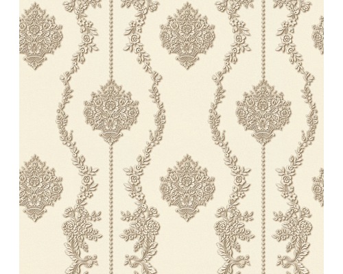 Papier peint intissé 34493-5 Chateau 5 ornements vrille beige