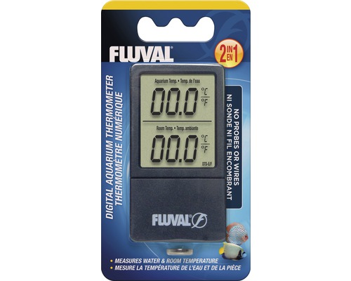 Thermomètre digital Fluval 2 en 1 sans fil