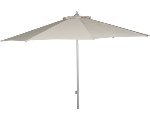 Parasol Siena Garden Push-Up Ø 300 cm polyester 180 g/m² naturel