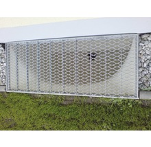 Caillebotis en métal déployé Wolfa pour cour anglaise 101x43 cm (dimensions de la grille lxhxp 105x3,1x41,3 cm)-thumb-3 Caillebotis en métal déployé Wolfa pour cour anglaise 101x43 cm (dimensions de la grille lxhxp 105x3,1x41,3 cm)-thumb-3