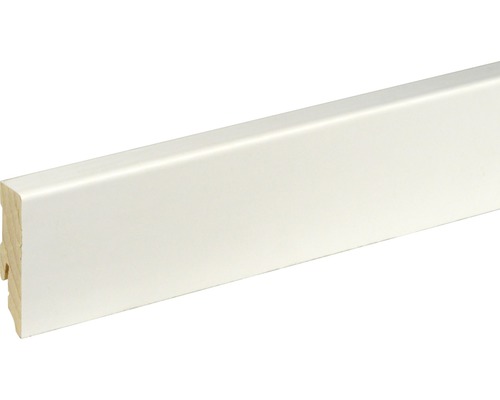 Plinthe SKANDOR SF253L blanc plaxé 16x58x2500 mm