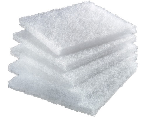 Pile de ouate de filtration blanche pour aquariums