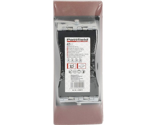 Schleifklotz mit Schleifpapier von Pattfield, Größe 92 x 230 Millimeter