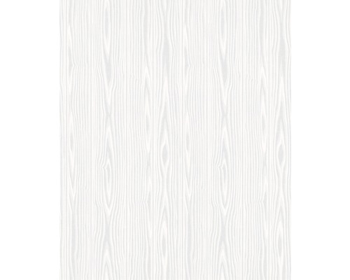 Papier peint intissé 9441 Patent Decor blanc Motif de grain de bois clair