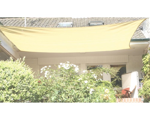 Voile d'ombrage rectangulaire sisal avec protection contre la pluie 200x250 cm