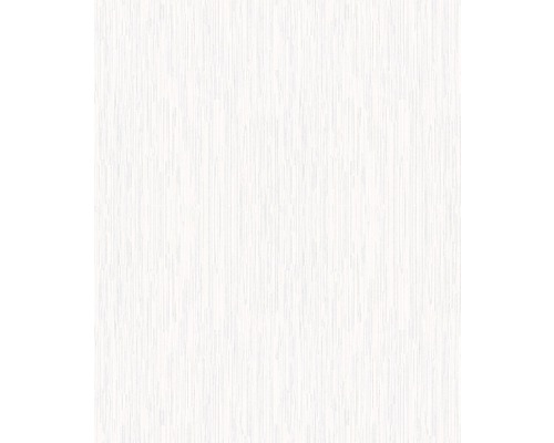Papier peint intissé 9444 Patent Decor blanc Papier peint textile blanc à rayures verticales