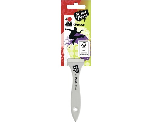 Pinceau plat Marabu Gesso avec label FSC