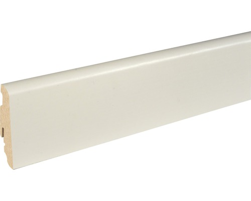 SKANDOR Sockelleiste SU060L weiß foliert 19 x 58 x 2500 mm Sockelleiste aus Holz