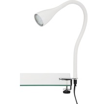 Lampe de bureau LED à pince Elasti noire avec 1 ampoule 250 lm 3000 K blanc chaud H 600 mm-thumb-2