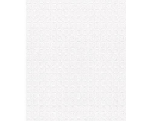 Papier peint intissé 9434 Patent Decor 3D blanc Fond avec motif ovale répétitif