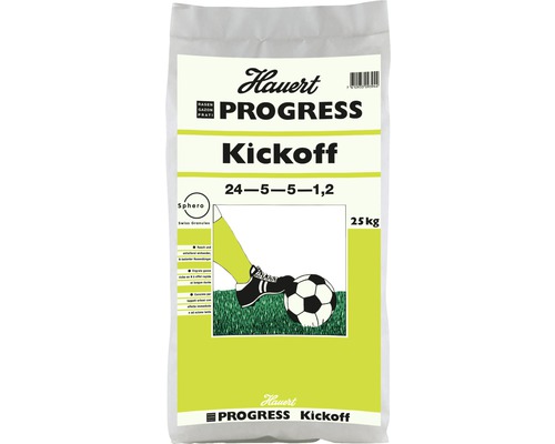 Engrais pour gazon Hauert Progress Kickoff 25 kg 1000 m² Engrais pour gazon Hauert Progress Kickoff, 25 kilogrammes