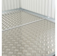 Bodenplatte aus Aluminium für ein Gerätehaus