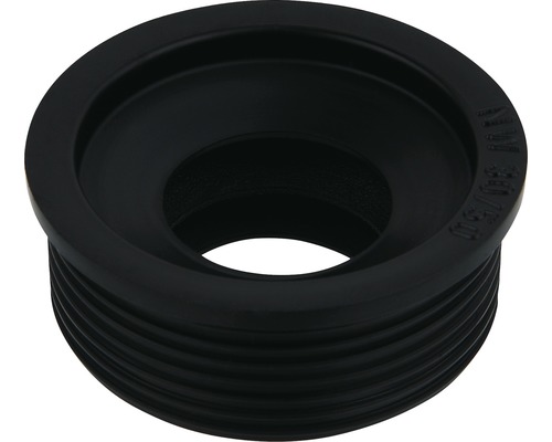 Joint d'étanchéité pour manchon 30/50 1 ½" Manchon de tuyau en plastique noir avec filetage