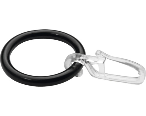 Anneaux de rideaux avec clip pour la fixation des rideaux