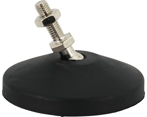 Pied réglable avec boulon fileté et écrous